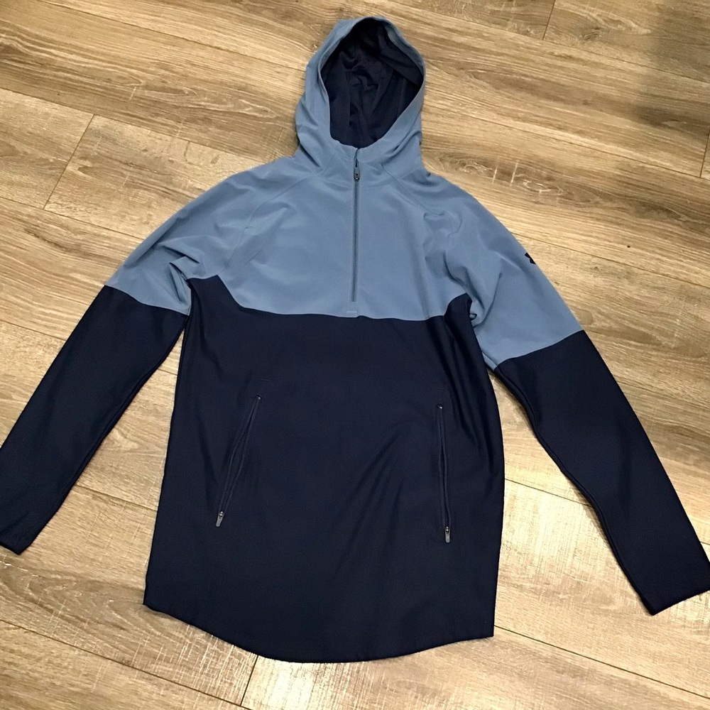 Men’s Under‎ Armour Threadborne half zip Fitted lightweight pullover Medium